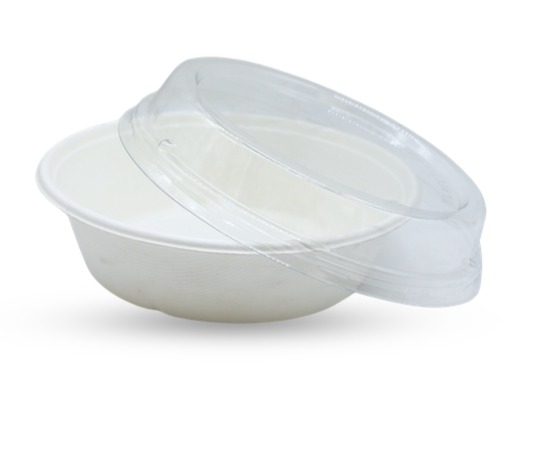 Contenedor Redondo con Tapa Transparente 30oz, Caja 500 Piezas