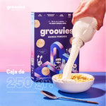 Groovies Cereal de Quinoa Bajo en Azúcar – Caja de 250 gr. Sabor Frosted Vainilla