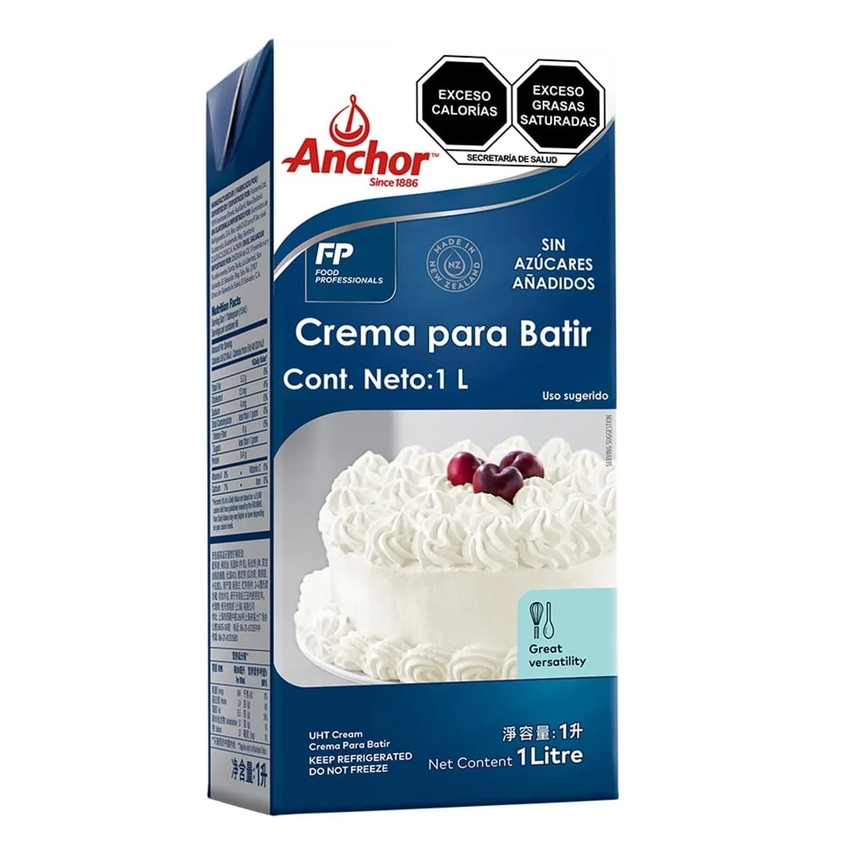 Crema para Batir Anchor - Envase 1 L