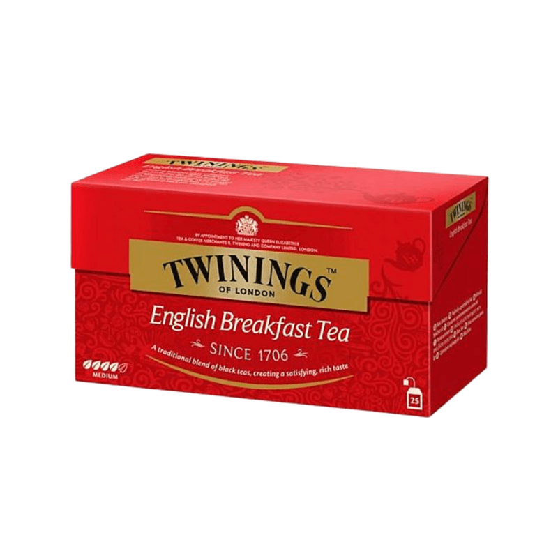 Té Desayuno Inglés Twinings - Paquete 25 Sobres de 2g