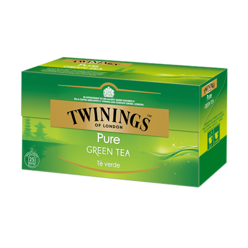 Té Verde Puro Twinings - Paquete 25 Sobres de 2g