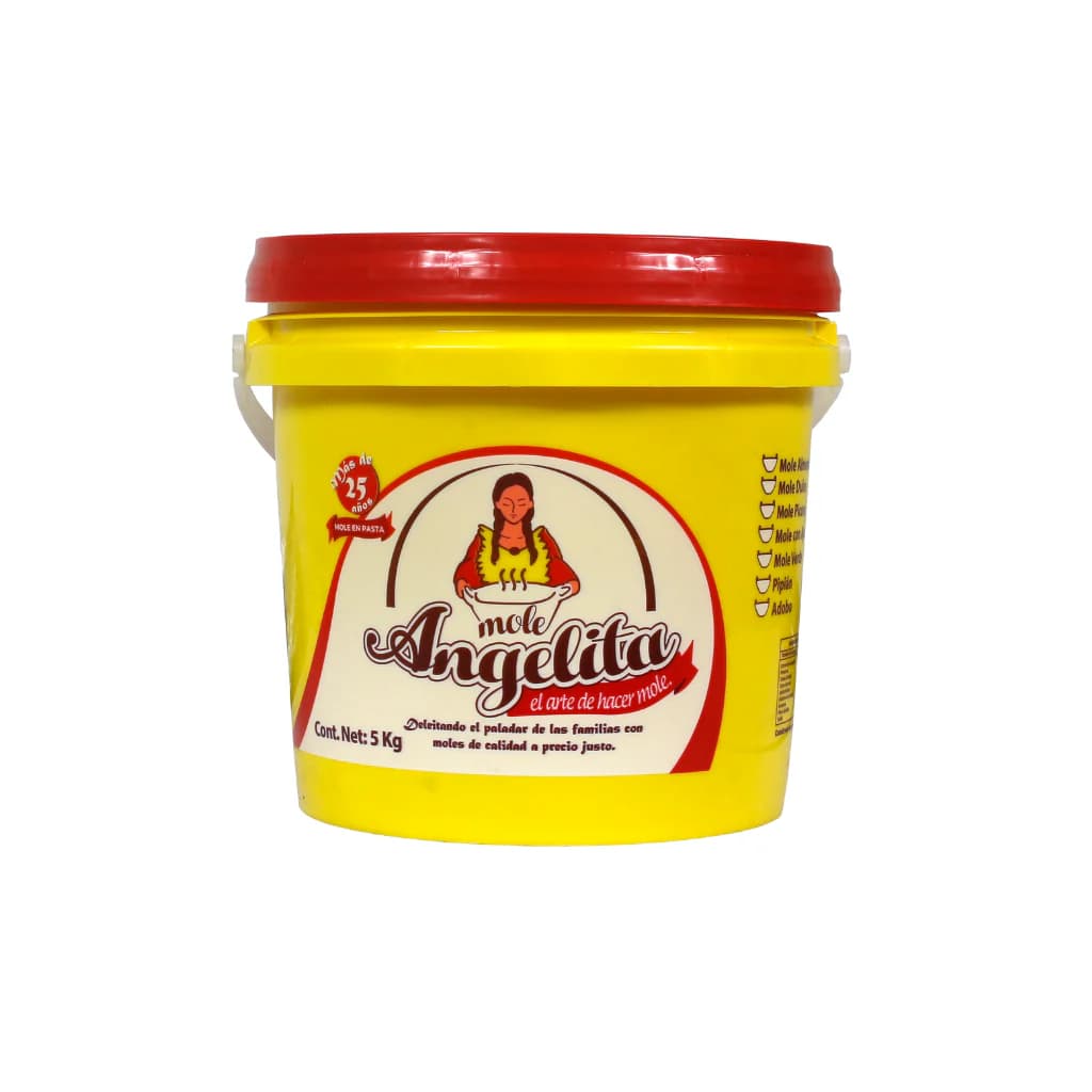 Mole Extra Almendrado en Pasta Angelita - Cubeta 5 kg