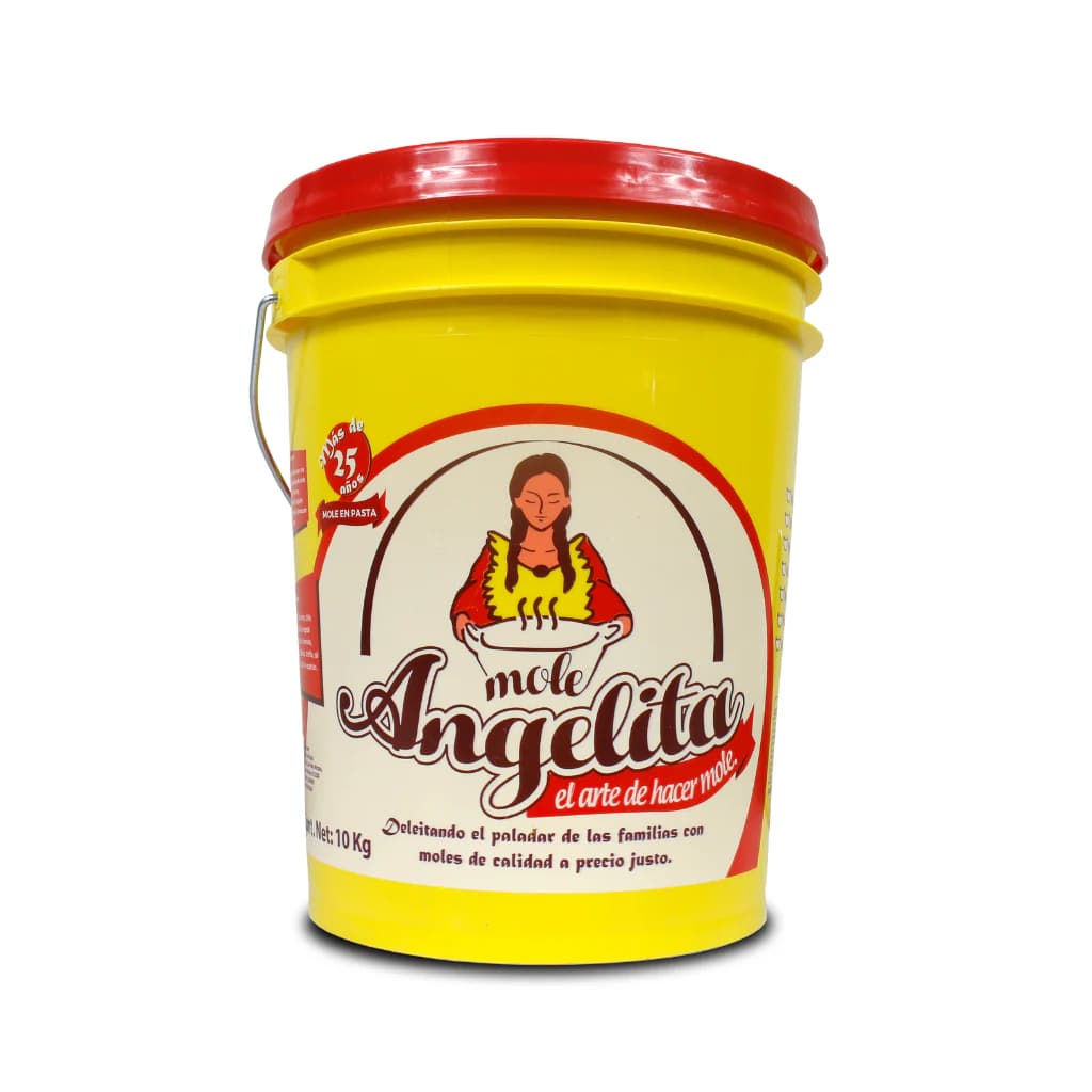 Mole Extra Almendrado en Pasta Angelita - Cubeta 10 kg