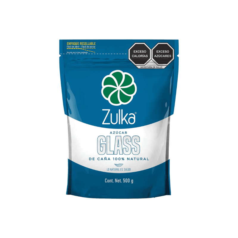 Azúcar Glass Zulka - Bolsa 500 g