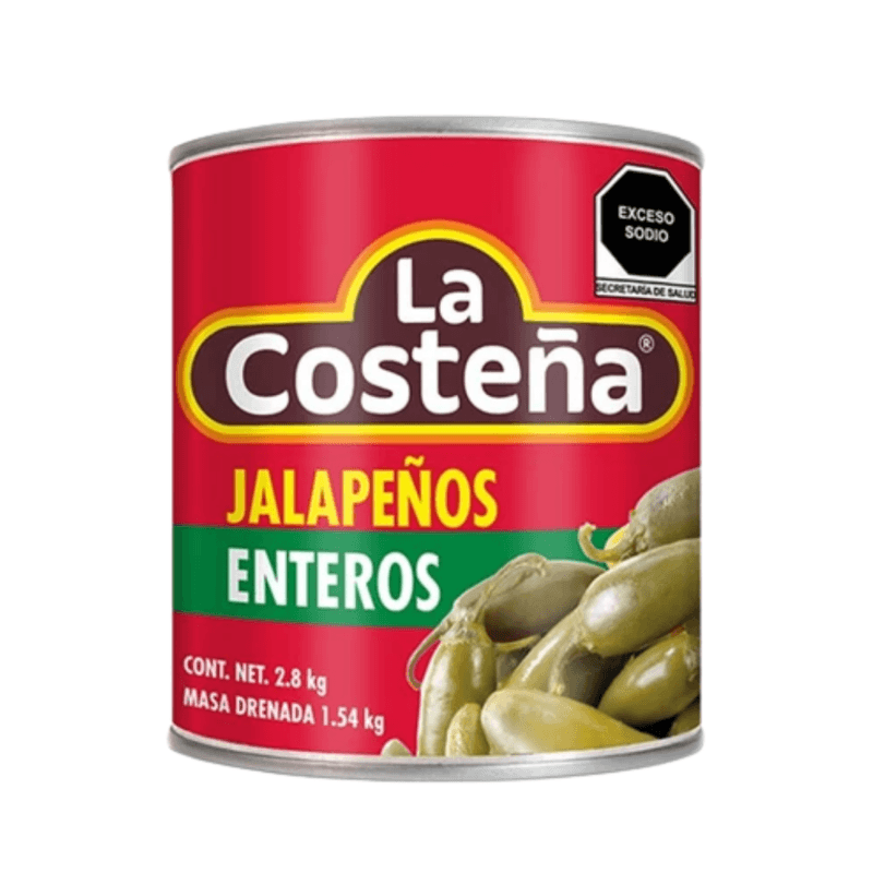 Chile Jalapeño La Costeña - Lata 2.8 kg