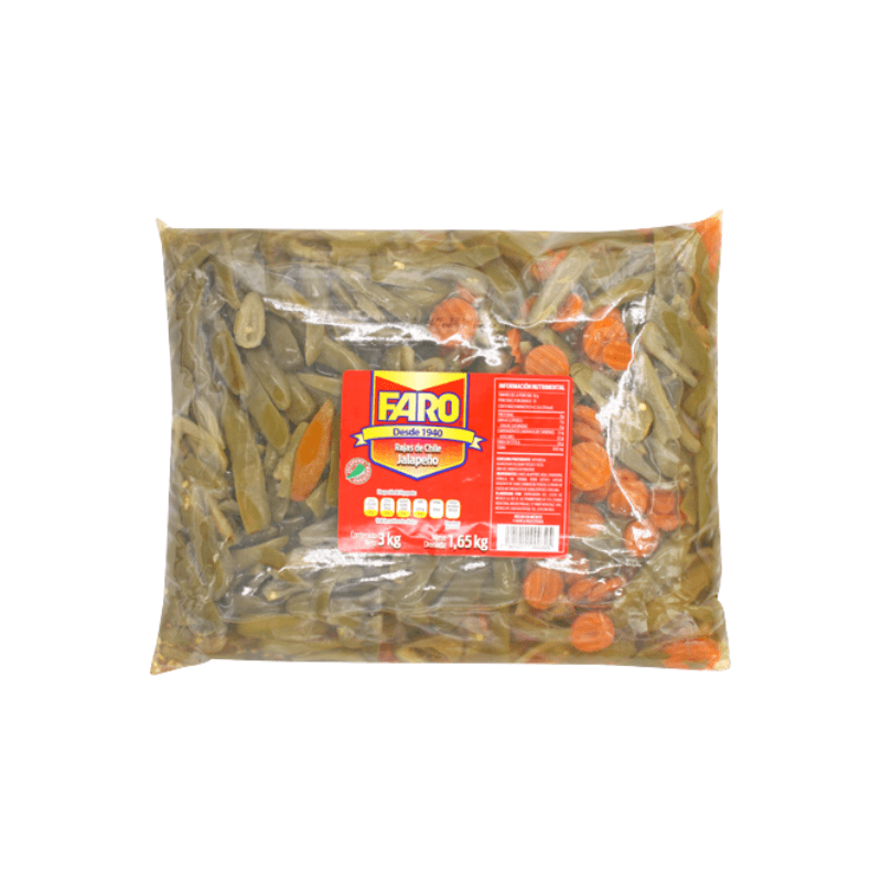 Chile Rajas Faro - Bolsa 3 kg