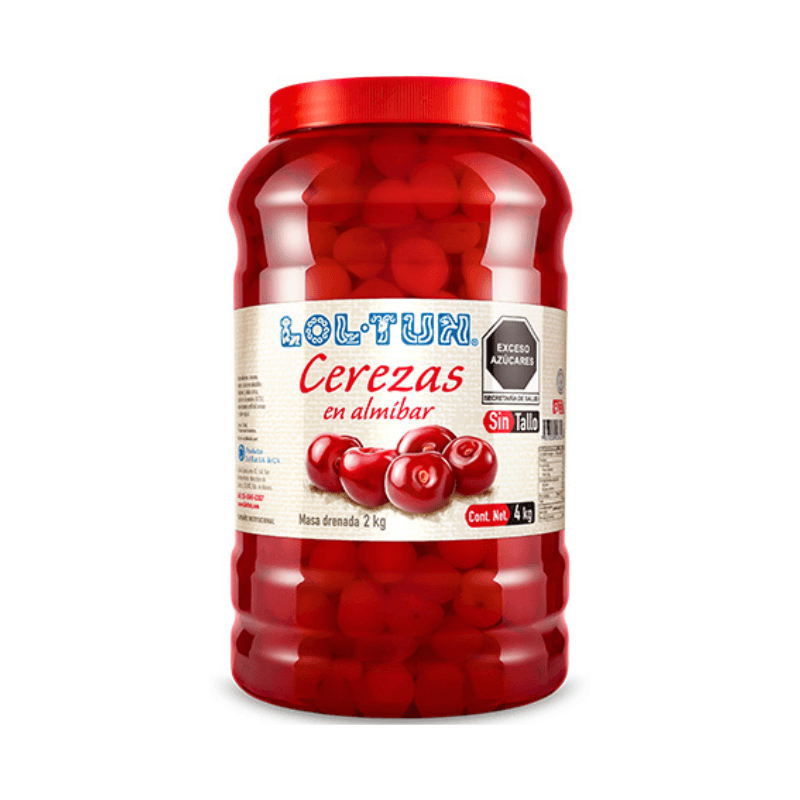 Cerezas sin Tallo Lol-Tun - Frasco 4 kg