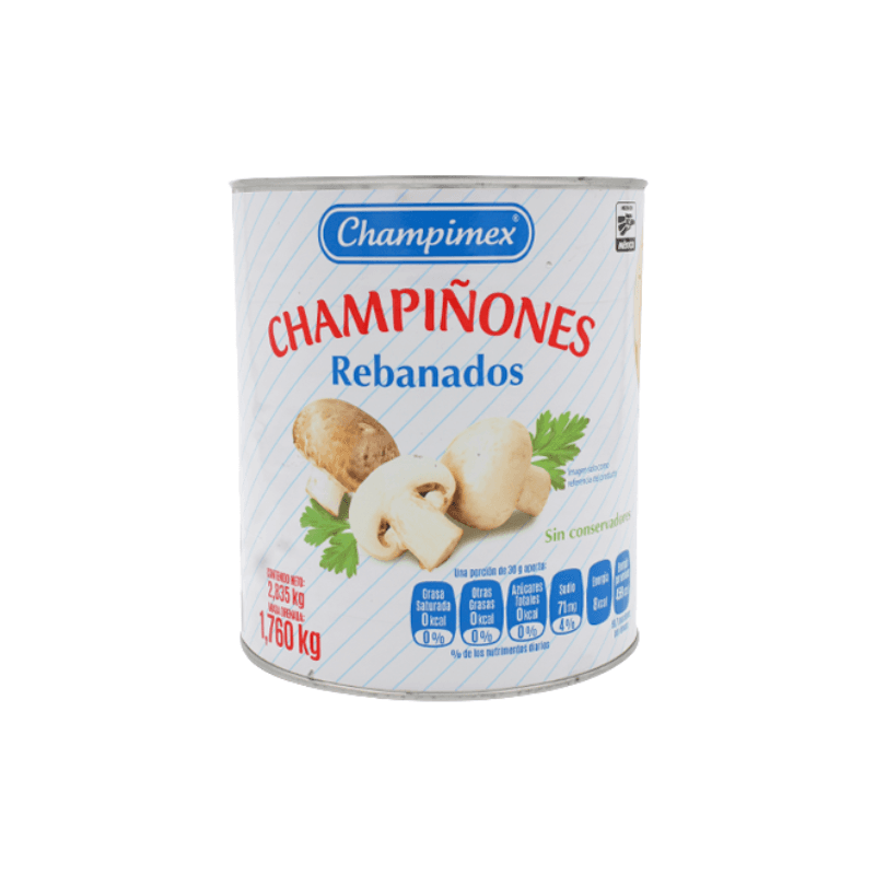 Champiñones Rebanados Champimex - Lata 2.8 kg