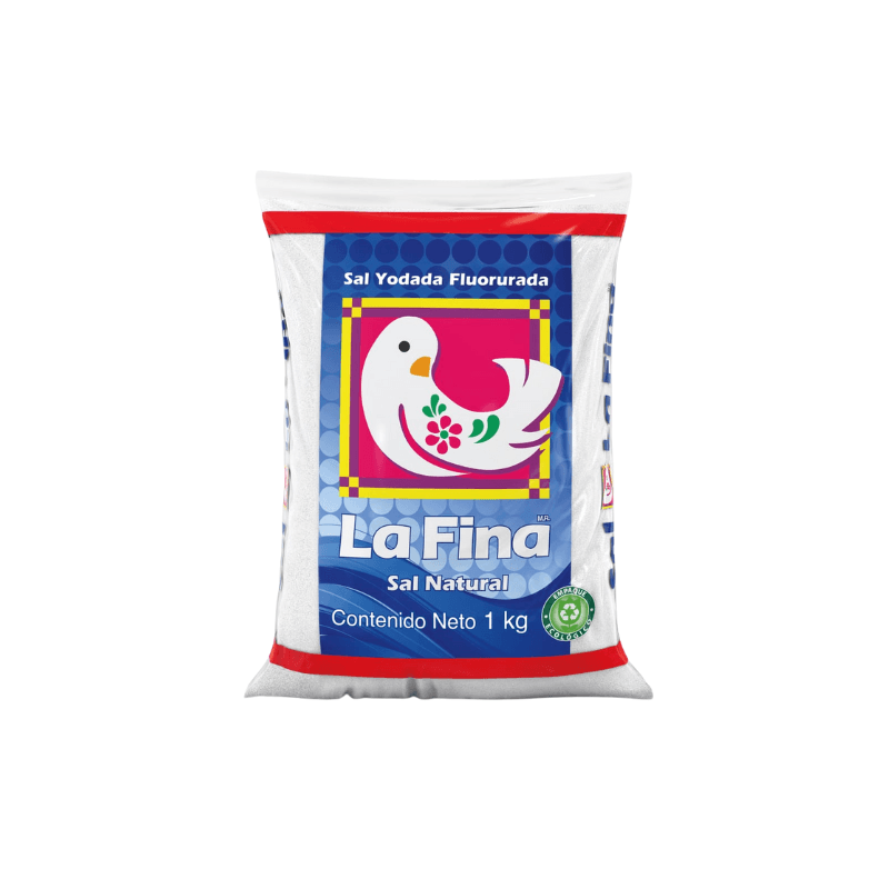 Sal Refinada La Fina - Bolsa 1 kg