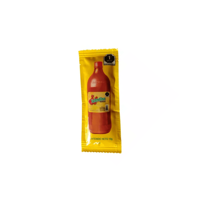 Salsa Picante Amarilla Valentina - Paquete 900 Sobres de 10g