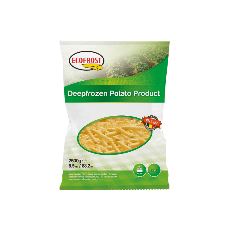 Papa Corte Ondulado de 3/8 Ecofrost - Bolsa 2.5 kg