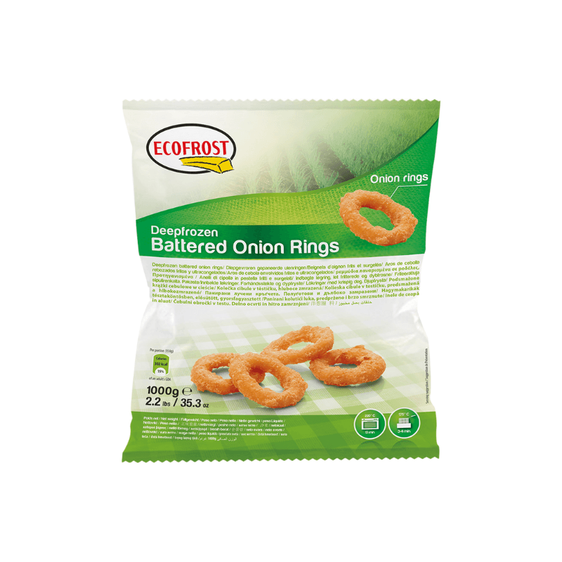 Aros de Cebolla Ecofrost - Bolsa 1 kg