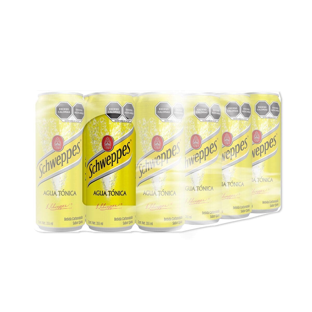 Schweppes Agua Tónica  - Paquete 24 Botellas de 355mL