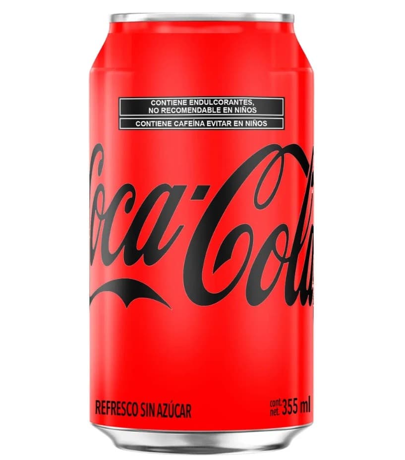 Coca Cola Zero - Paquete 12 Latas de 355mL