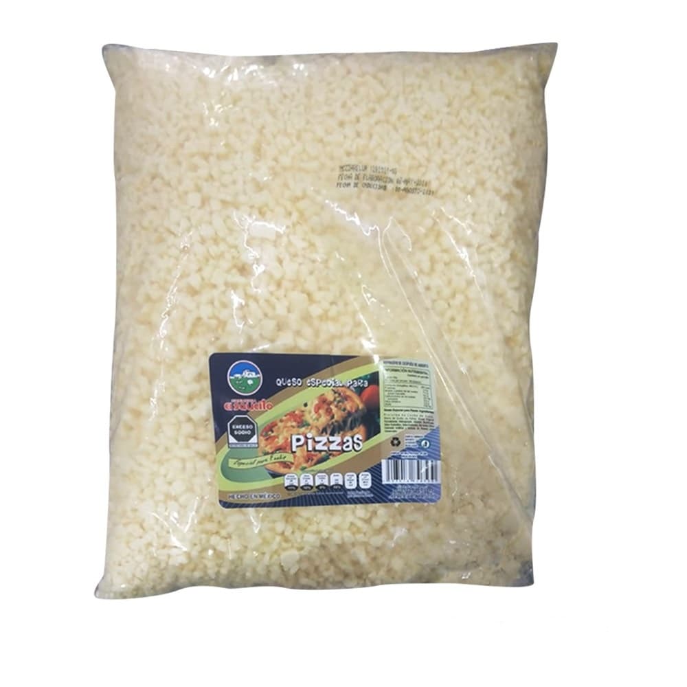 Queso Mozarella Cubicado Saucito - Bolsa 2.5 kg