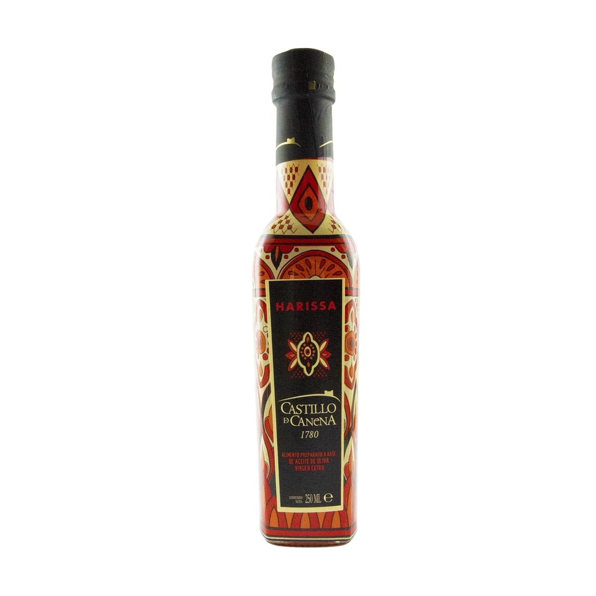 Aceite de Oliva Virgen Extra Arbequina & Harissa Castillo de Canena - Botella 250 ml