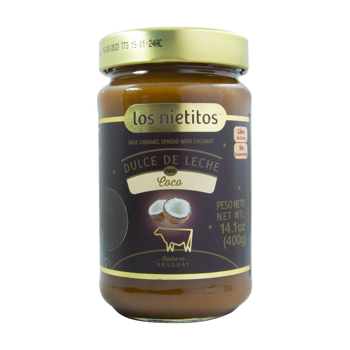 Dulce de Leche con Coco Los Nietitos - Frasco 400 g