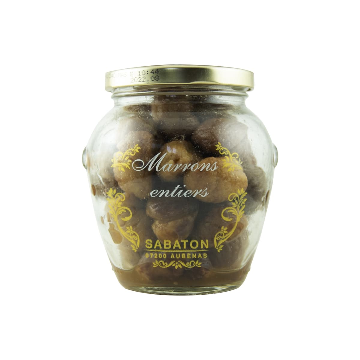 Castañas Enteras Tostadas Sabaton - Frasco 180 g