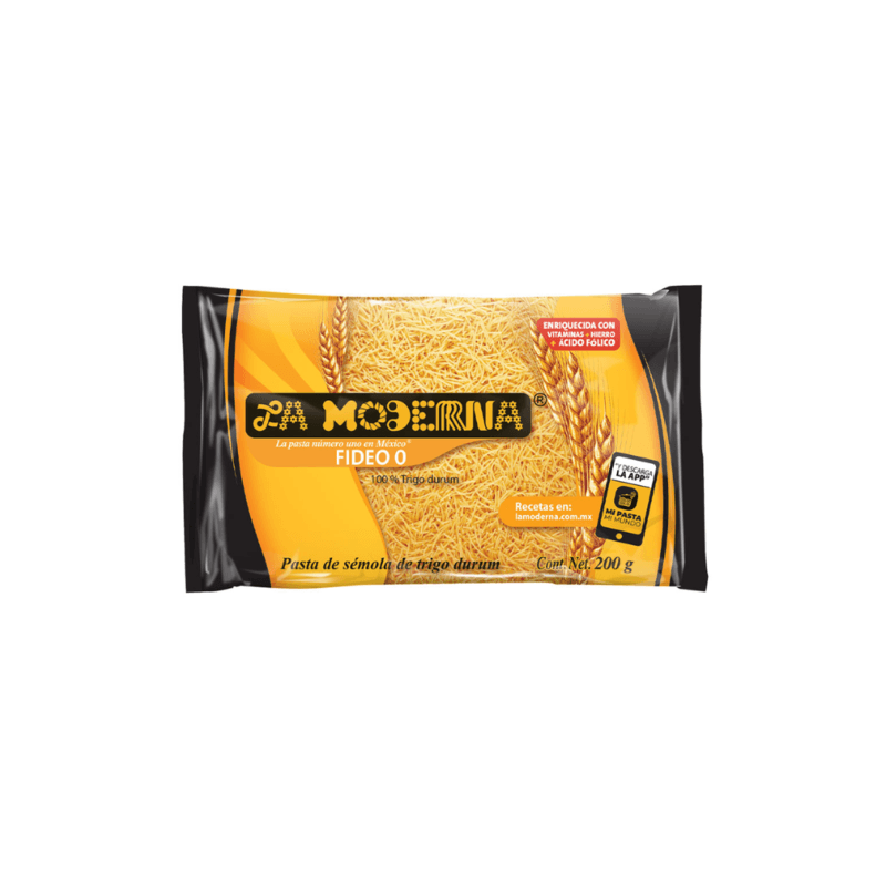 Pasta Fideo No. 0 La Moderna - Bolsa 200 g