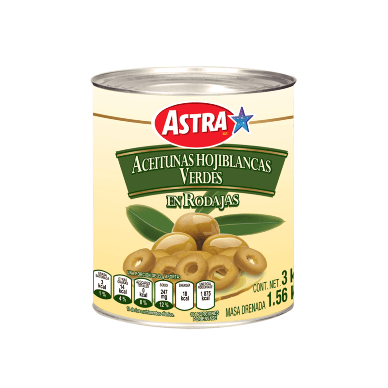 Aceitunas en Rodajas Astra