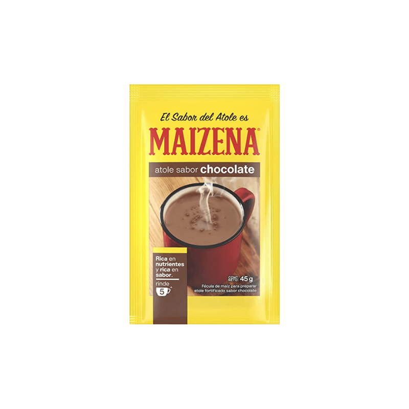 Fécula de Maíz Sabor Chocolate Maizena - Paquete 24 Sobres de 47g