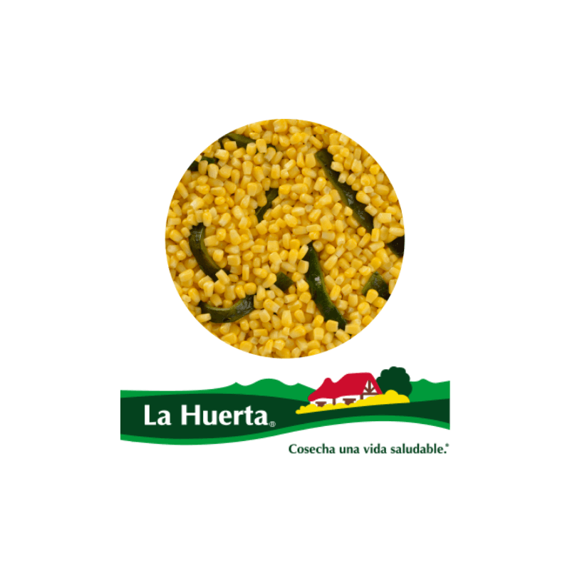 Elote con Rajas La Huerta - Bolsa 2 kg