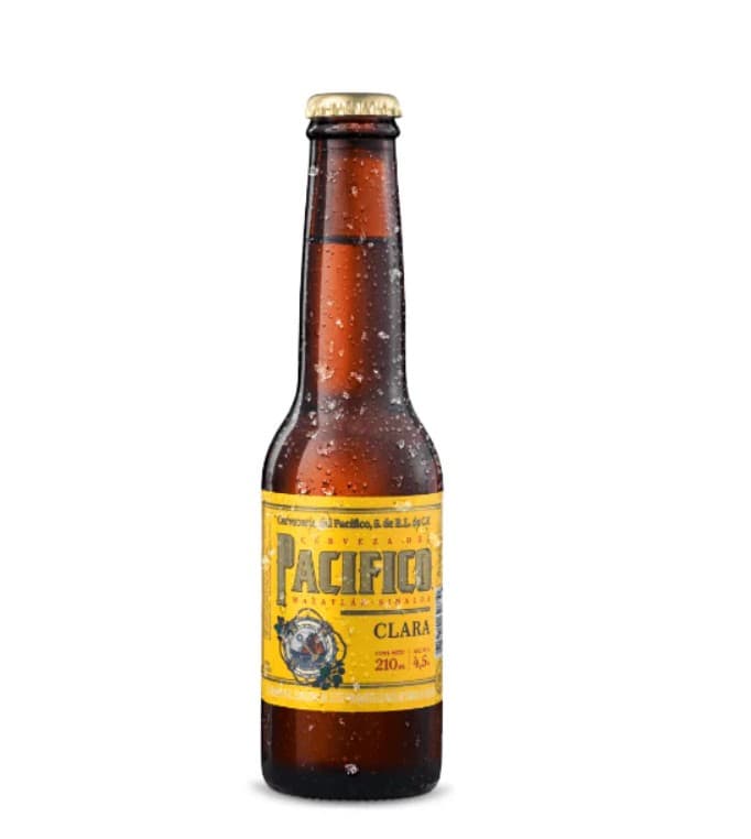 Pacifico Vidrio Retornable - Paquete 24 Botellas de 210mL