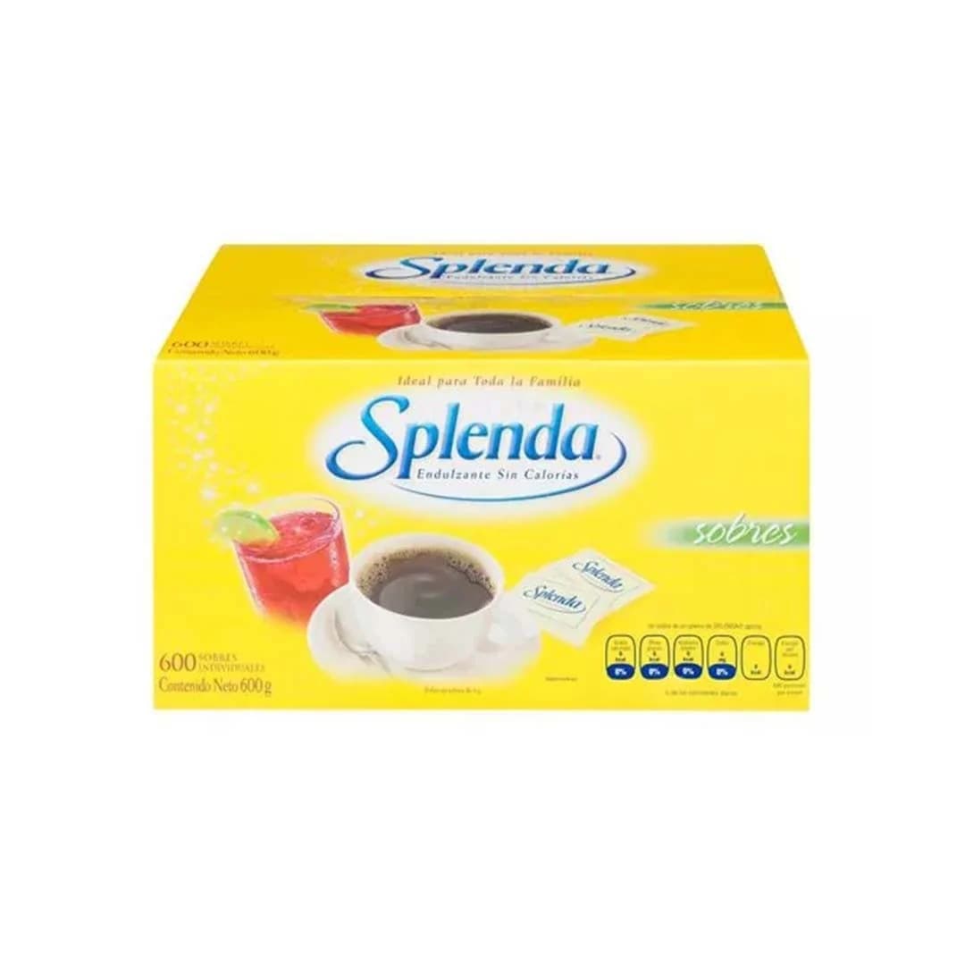 Endulzante Splenda - Caja 600 Sobres de 1g