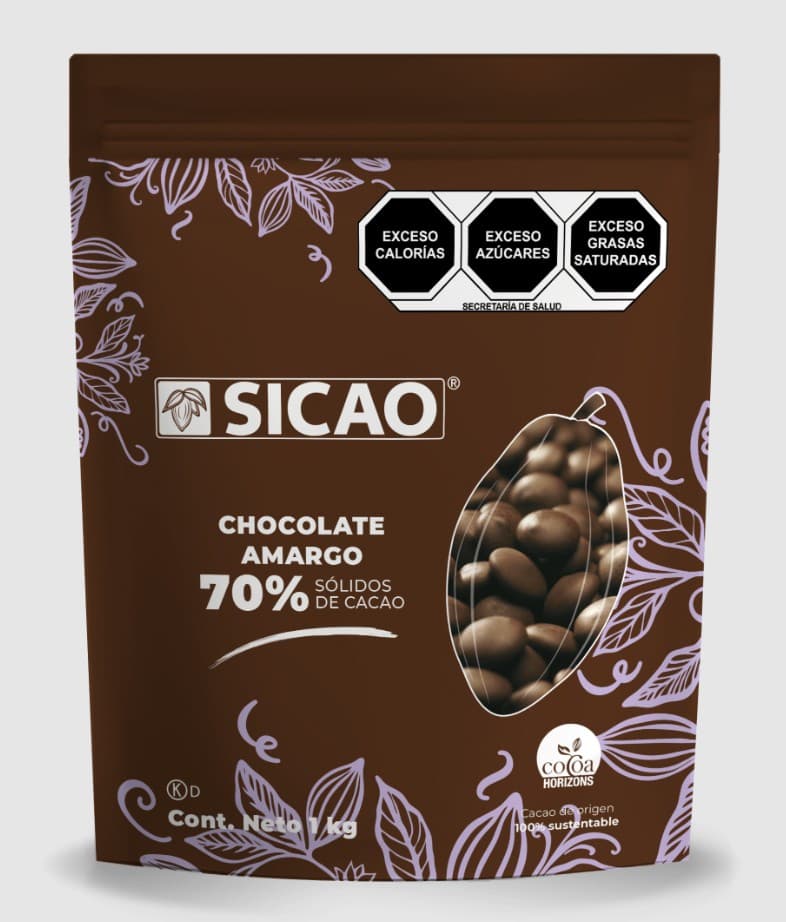 Chocolate Amargo Sicao - Paquete 1 kg