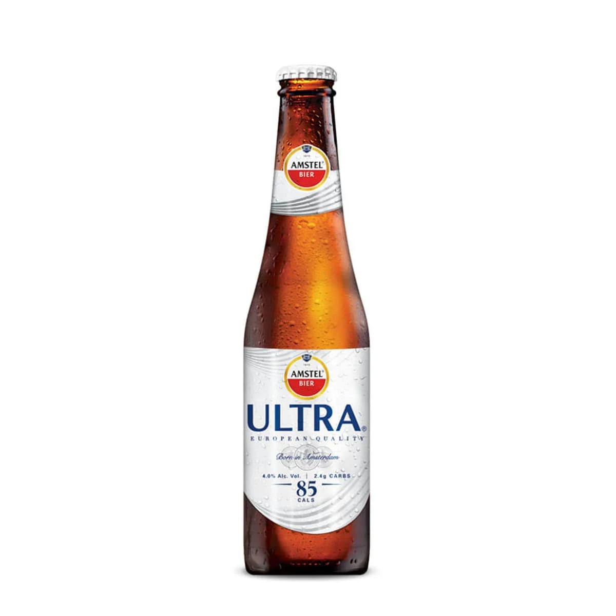 Amstel Ultra Vidrio - Paquete 24 Botellas de 355mL