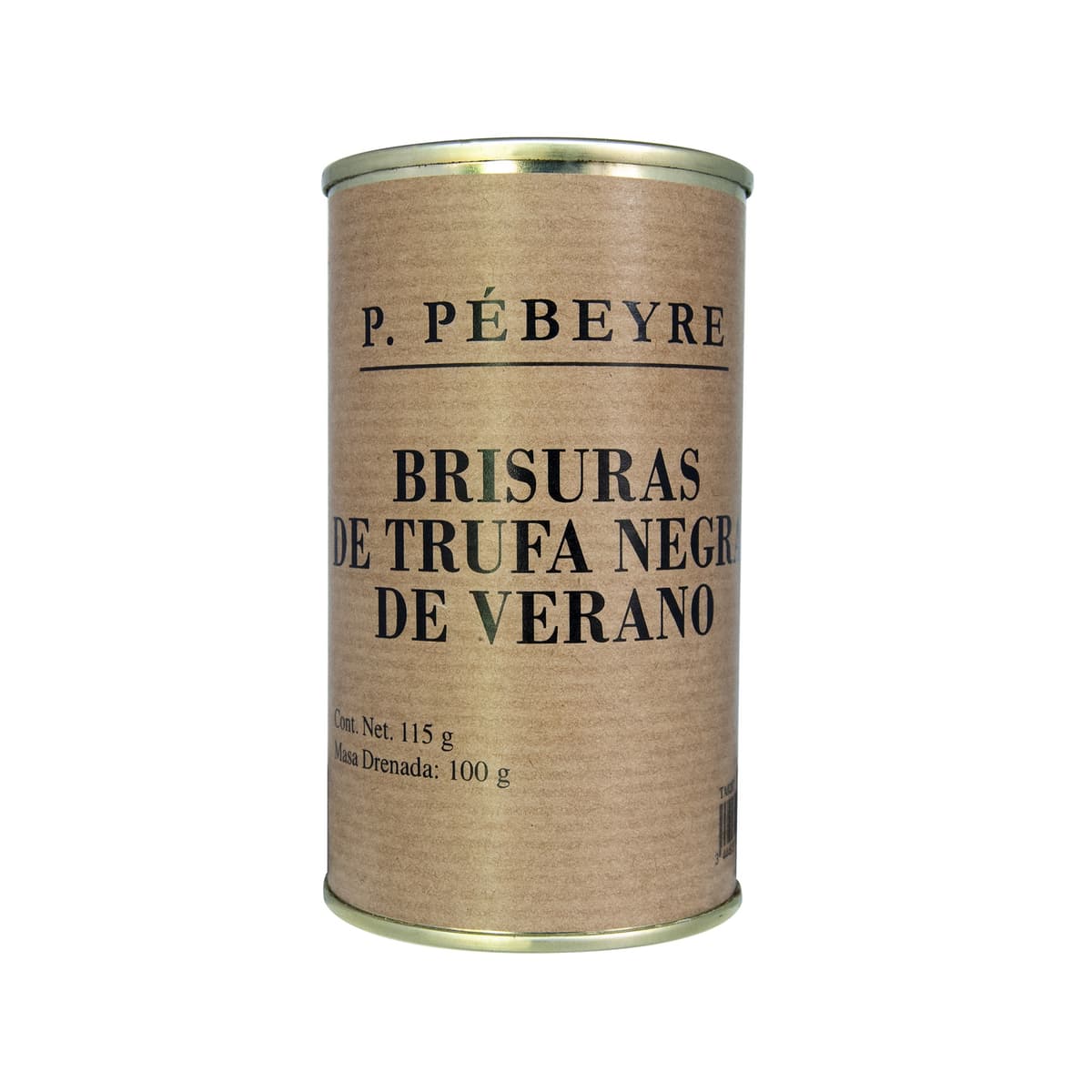 Brisuras de Trufa Negra de Verano Pebeyre - Lata 100 g