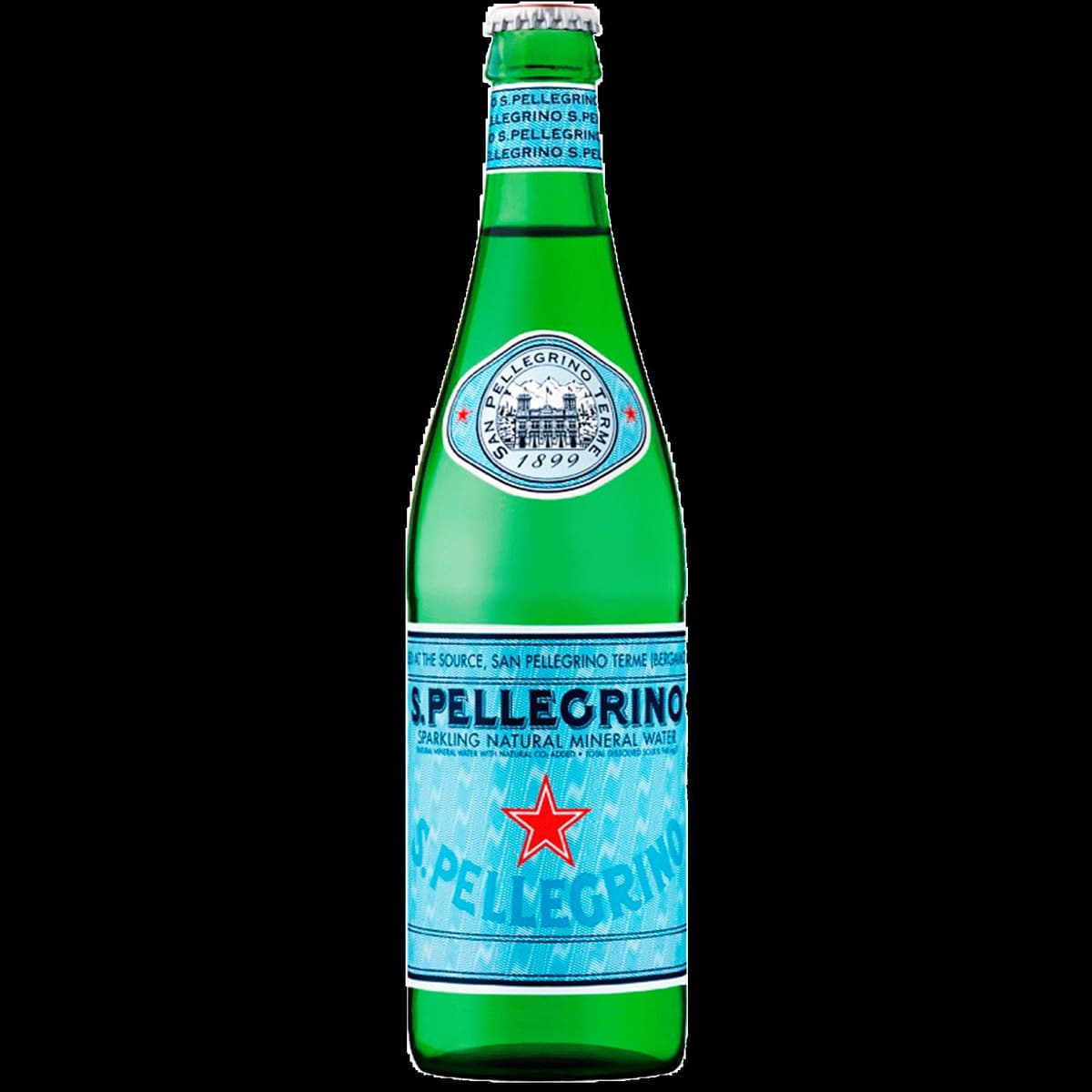 Agua Natural Mineral San Pellegrino - Caja 15 Botellas de 750mL
