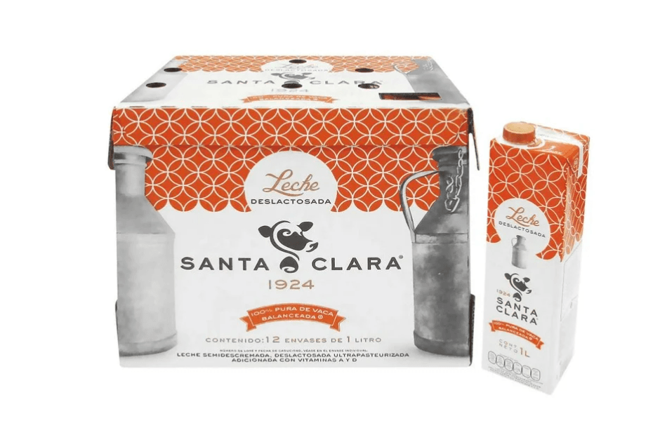 Leche Deslactosada Santa Clara