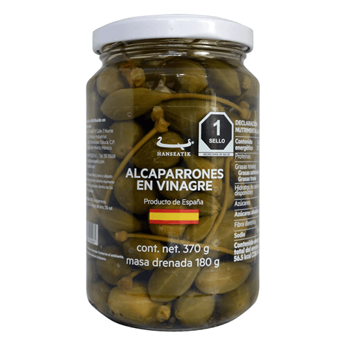 Alcaparrones en Vinagre Hanseatik - Frasco 370 g