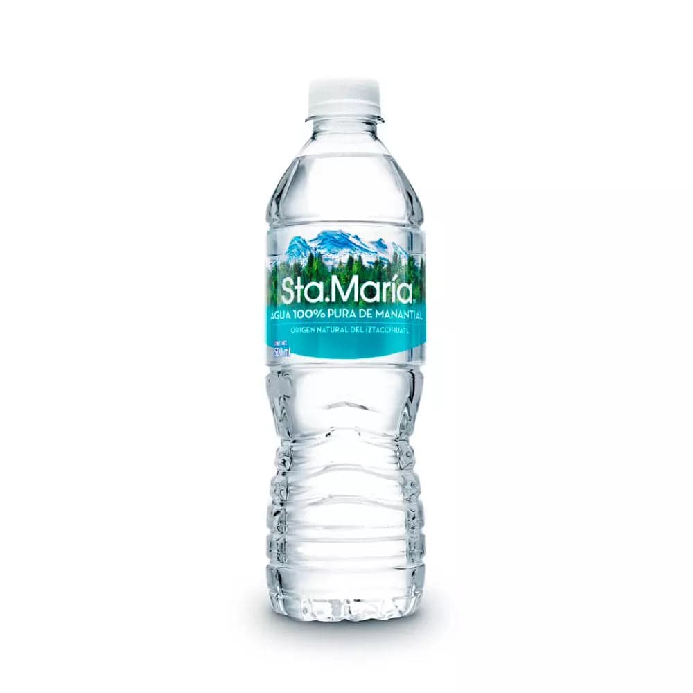Agua Natural Santa Maria Pet - Paquete 40 Botellas de 500 ml