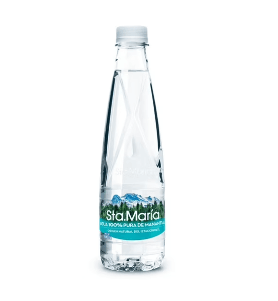 Agua Natural Santa Maria Pet - Paquete 24 Botellas de 400 ml