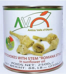 Alcachofa Alla Romana Avó Vidrio - Frasco 2.9 kg