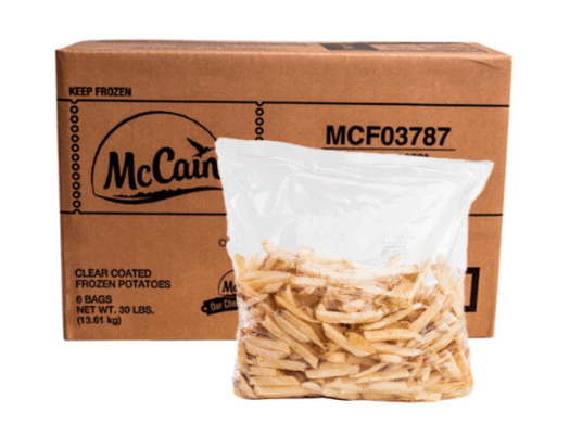 Papa Corte Recto con Doble Cobertura sin Cáscara 3/8 Mccain