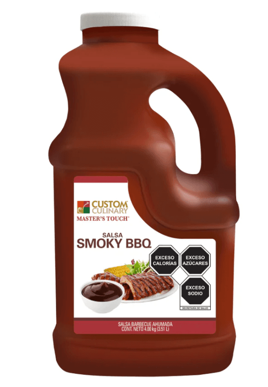 Custom Culinary Salsa BBQ Smoky - Botella 3.43 L
