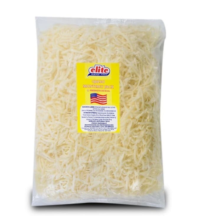 Queso Rallado Monterrey Jack - Bolsa ∼2.50 kg
