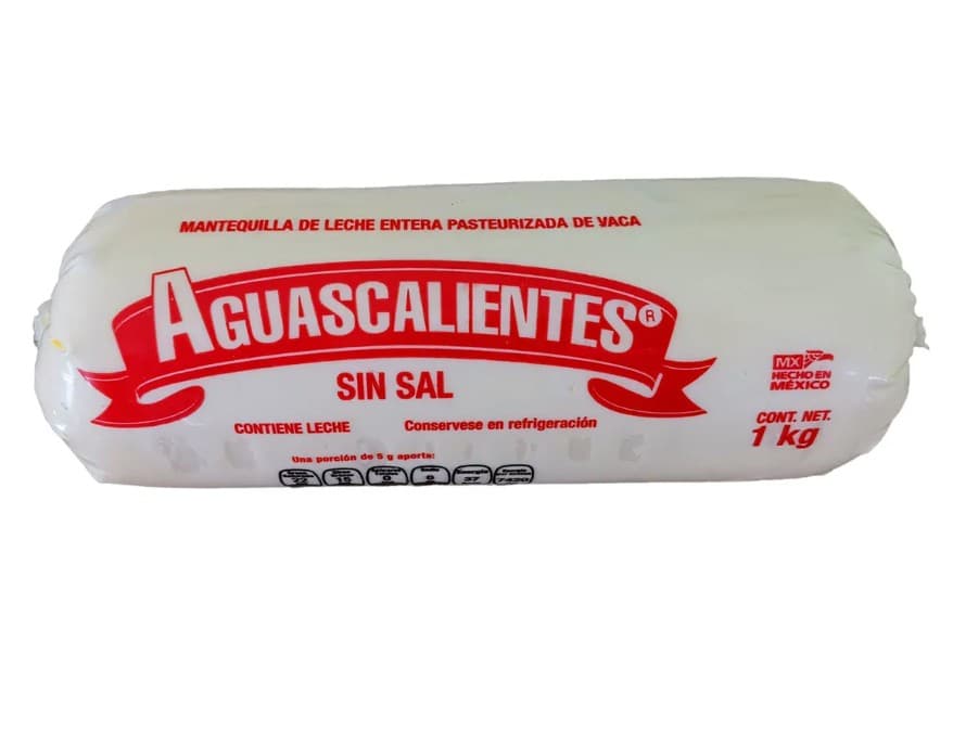 Mantequilla Aguascalientes - Paquete 1 kg
