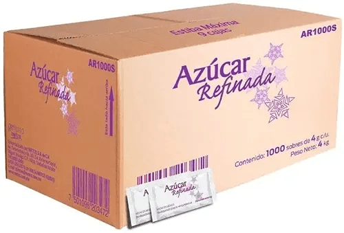 Azúcar Estándar - Caja 1000 Sobres de 4g