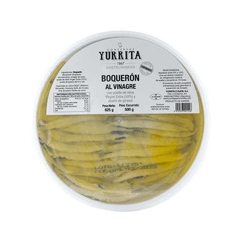 Boquerón al Vinagre Yurrita - Bandeja 625 g