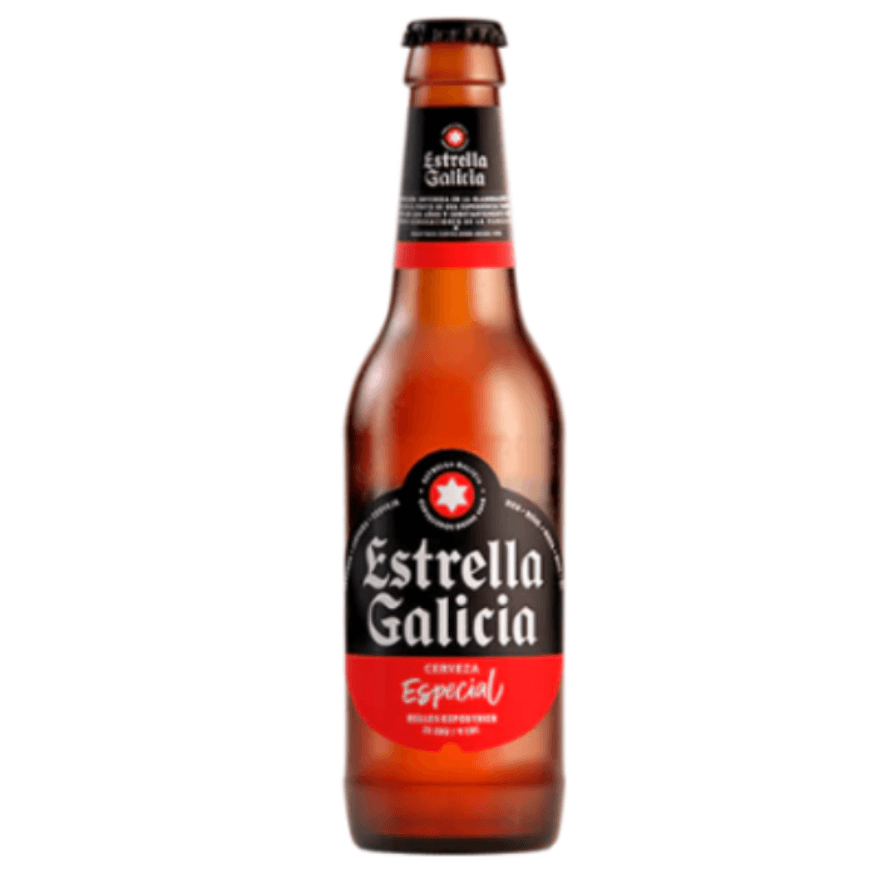 Cerveza Estrella Galicia Especial Vidrio - Paquete 24 Botellas de 355 ml