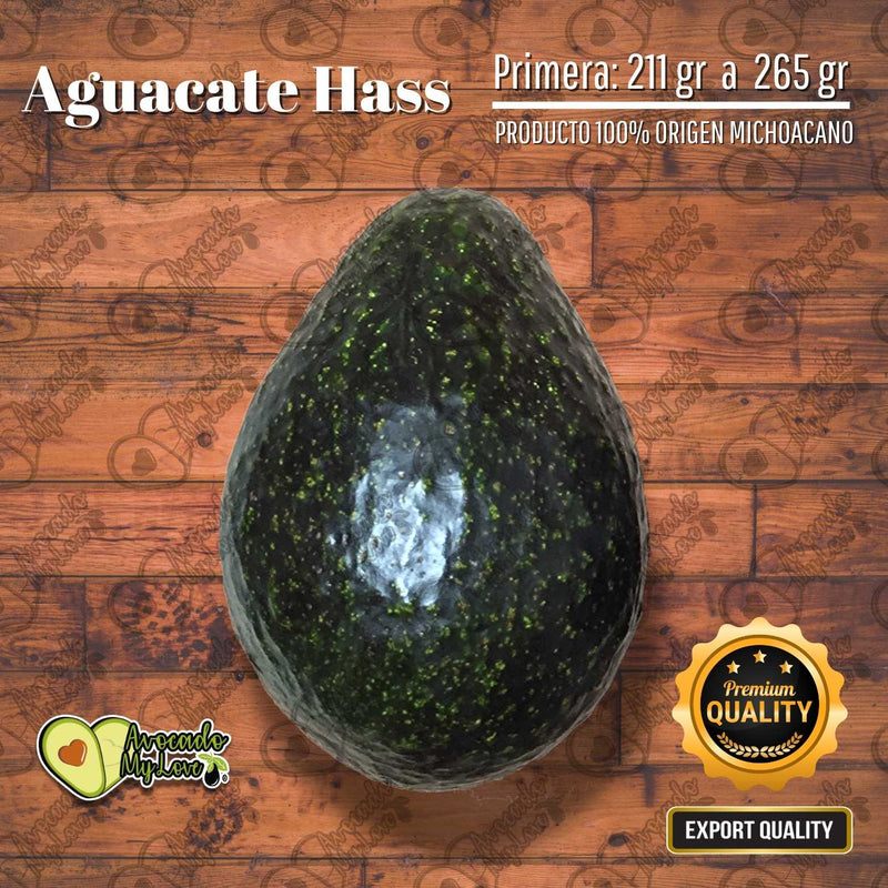 Aguacate Hass Primera Entrado, Piezas ~238g