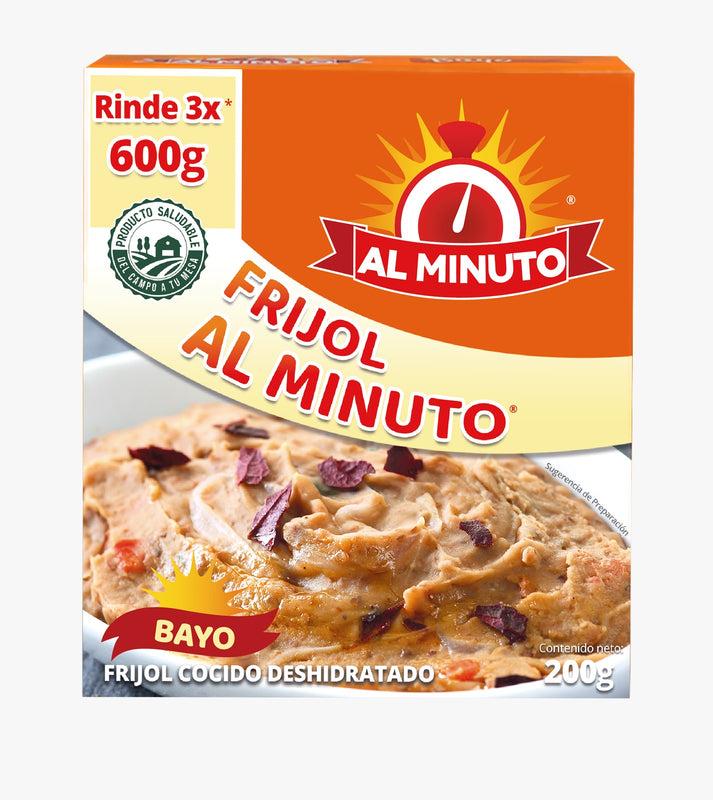 Frijol Bayo Al Minuto, 24 Cajas de 200g