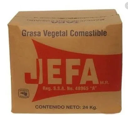 Grasa Comestible Jefa, Caja 24kg