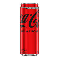 Refresco Coca Cola sin Azúcar Lata 355mL, Caja de 12