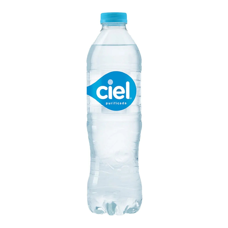 Agua Natural Ciel Botella 600mL, Caja de 12