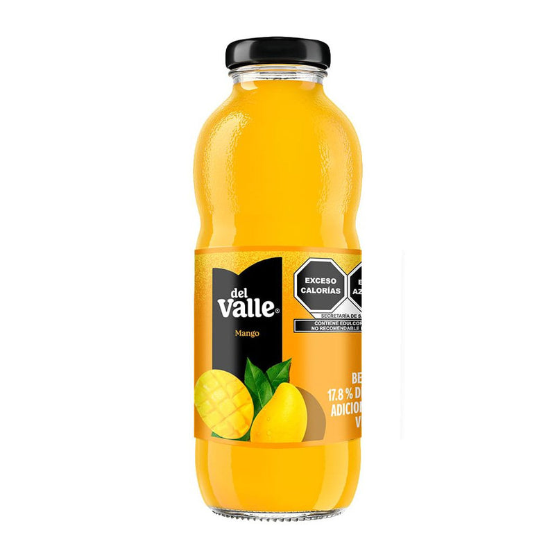 Bebida Sabor Mango Del Valle Generosa Botella Vidrio 413mL, Caja de 6